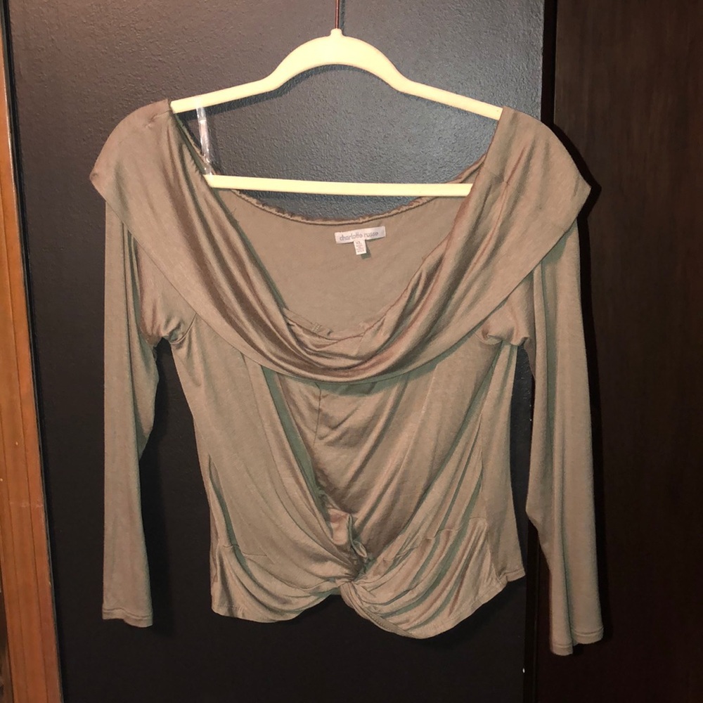 Off the shoulder shirt